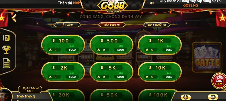 Catte Tại Go88 Sân Chơi Bài Lá Đỉnh Cao Cho Bậc Thầy Chiến Thuật Đẳng Cấp