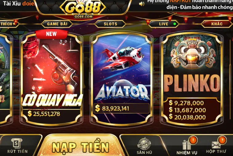Tổng Hợp Những Tựa Game Nhanh Go88 Hấp Dẫn Dành Cho Mọi Cược Thủ