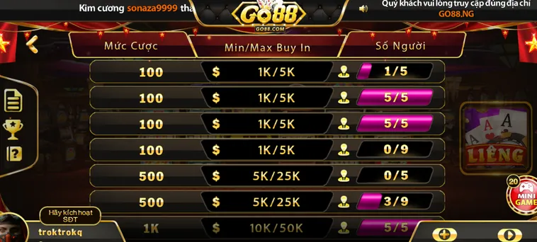 Liêng Tại Go88 Hướng Dẫn Chiến Thuật Tố Bài Đỉnh Cao Dành Cho Mọi Game Thủ