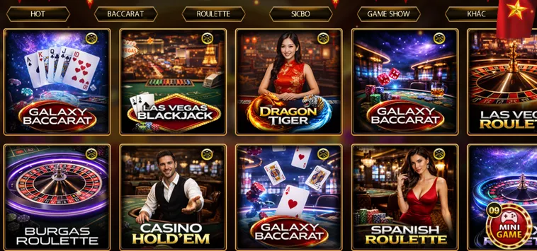 Sảnh LiveStream Casino Go88 Trải Nghiệm Đánh Bài Đẳng Cấp Như Tại Sòng Bài Quốc Tế