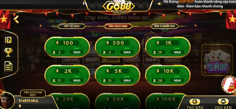 Hướng Dẫn Cách Chơi Sâm Lốc Tại Go88 Đơn Giản Cho Người Mới Bắt Đầu