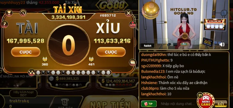 Trải Nghiệm Đỉnh Cao Tài Xỉu Livestream Tại Go88 Với Dealer Người Thật