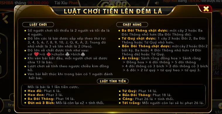 Bật Mí Cách Chơi Tiến Lên Đếm Lá Tại Go88 Giúp Bạn Giành Chiến Thắng Nhanh Nhất
