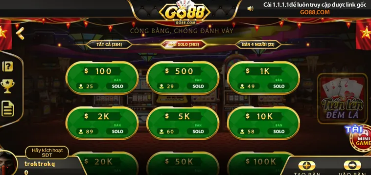 Bật Mí Cách Chơi Tiến Lên Đếm Lá Tại Go88 Giúp Bạn Giành Chiến Thắng Nhanh Nhất